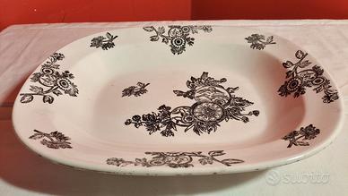 Piatto da portata antico ceramica Richard Mondovì