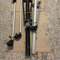 BARRE UNIVERSALI PER AUTO CON DUE PORTA BICI