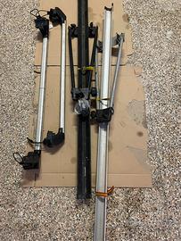 BARRE UNIVERSALI PER AUTO CON DUE PORTA BICI