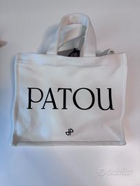 Patou Small Tote Bag Cream AC0250076090C