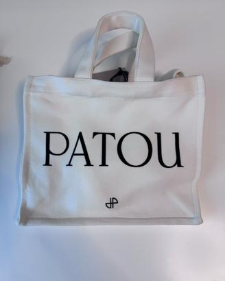 Patou Small Tote Bag Cream AC0250076090C