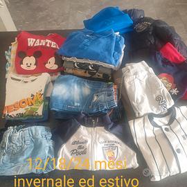 Lotto abbigliamento per bimbo 12/18/24 mesi 