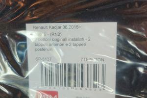 tappetini Renault kajar