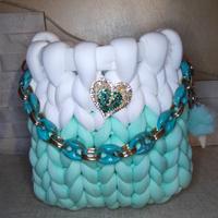 borsa artigianale marshmallow 