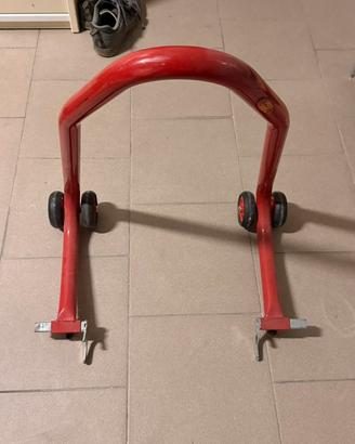 Cavalletto Alzamoto Posteriore Forchetta Rosso