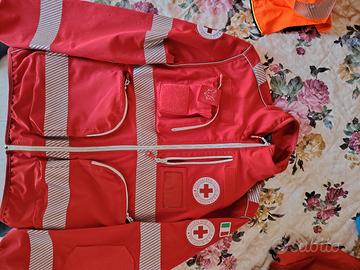 divisa completa croce  rossa taglia l