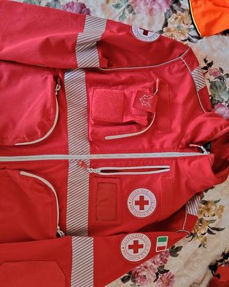 divisa completa croce  rossa taglia l