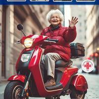 Scooter elettrico no patente per anziani e disabil