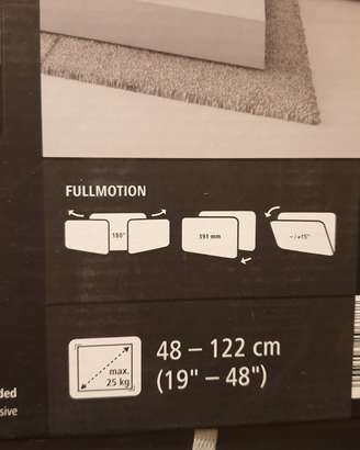 Supporto TV Hama con braccio