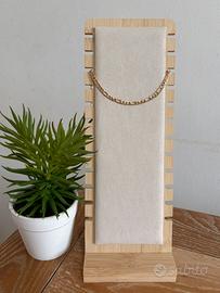 Cavigliera Oro Maglia Figaro Classica - Nuova