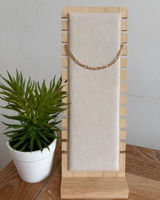 Cavigliera Oro Maglia Figaro Classica - Nuova