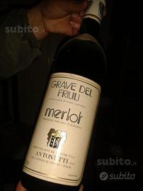Vino Merlot Antonietti del 1978