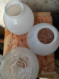 tre bocce per lampadario