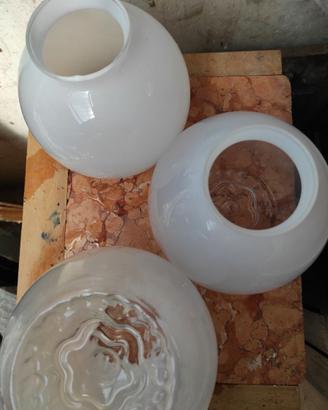 tre bocce per lampadario