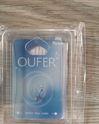 OUFER body piercing titanium 20 G