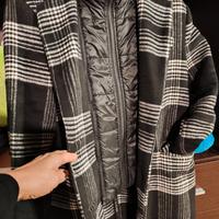 Cappotto a quadri Desigual