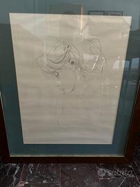 Quadro disegno a matita Tampieri