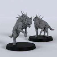 Quillhounds - Pit-Fighters - Miniatura in resina