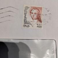 Francobollo donna nell'arte