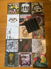 16 dischi in vinile LP punk rock metal hardcore oi
