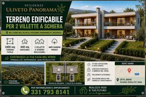 Terreno edificabile paronamico-ideale per 2 villel