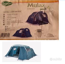 Tenda campeggio 4+2 Mulaz