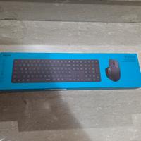 Kit Tastiera e Mouse Rapoo 9560M Nero