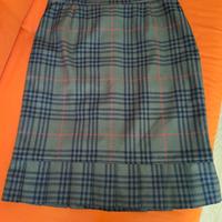 Gonna scozzese in pura lana