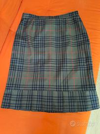 Gonna scozzese in pura lana