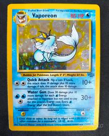 carta Pokémon Vaporeon JU 12 HOLO t