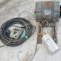 Motore elettrico usato asincrono trifase 1 CV