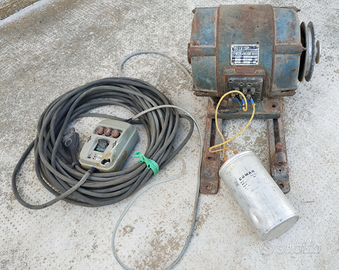 Motore elettrico usato asincrono trifase 1 CV