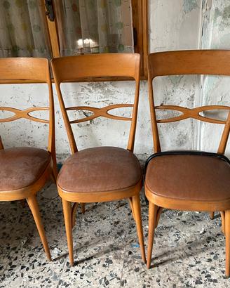 Set composto da 3 sedie d’epoca