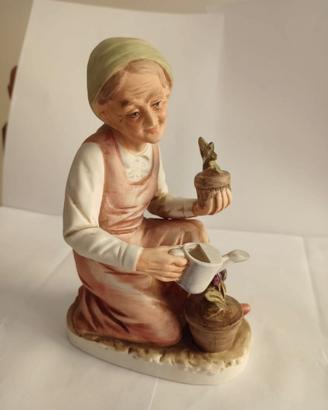 STATUETTA CAPODIMONTE-ORIGINALE-PORCELLANA-ANNI'90