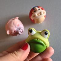 personaggi vintage con trombetta