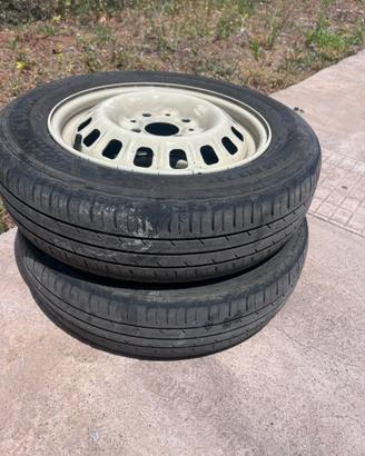 Cerchie e gomme Panda 1a serie