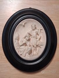 Scultura religiosa antica, in schiuma di mare 