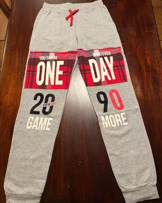 pantalone tuta felpato ragazzo 