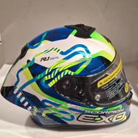 Casco Scorpion EXO-R1 EVO II AIR CORNERING Bianco/