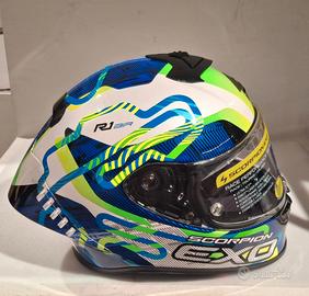 Casco Scorpion EXO-R1 EVO II AIR CORNERING Bianco/