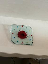 Orologio a muro parete in vetro trasparente