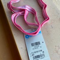 Set 2 elastici rosa/bianco Dimensione Danza 60x1,6