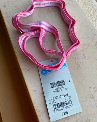 Set 2 elastici rosa/bianco Dimensione Danza 60x1,6