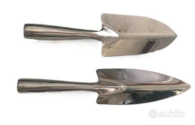 Due palette da giardinaggio in acciaio inox rinfor
