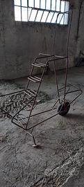 Carrello Scaletta Raccoglifrutta Vintage. 