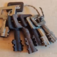 LOTTO STOCK 7 CHIAVI ANTICHE IN FERRO FORGIATO