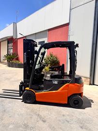 Carrello elevatore Toyota elettrico 16 qli