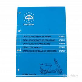 Catalogo parti di ricambio Piaggio Vespa 125 ET4