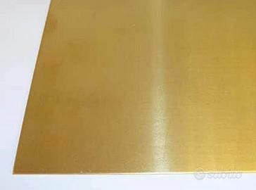 Foglio di lamiera ottone 30cmx25mt sp. 1mm