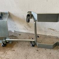 Carrello porta vespe o scooter regolabile